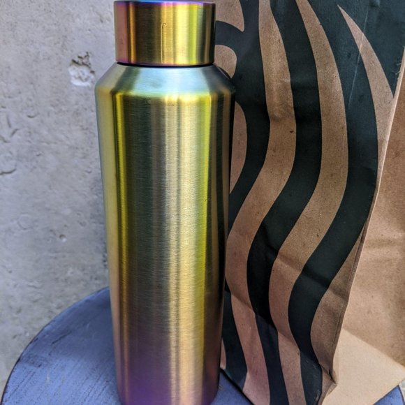 NWT Fall 2020 Insulated Ombre Pink & Yellow Bottle - Picture 4 of 12